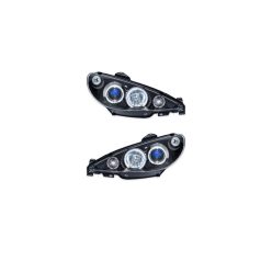 Lights PEUGEOT 206 CC SW Front Projector Black
