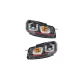 Lights Volkswagen Golf VI Front DRL Red-Black