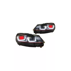 Lights Volkswagen Golf VI Front Red