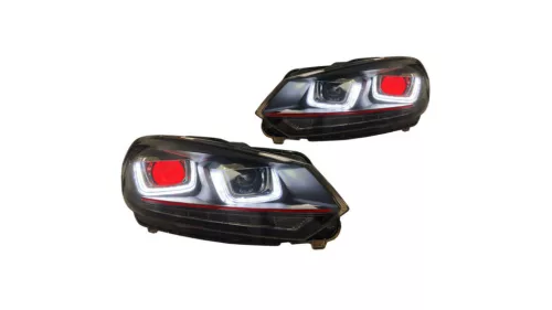 Lights Volkswagen Golf VI Front Red