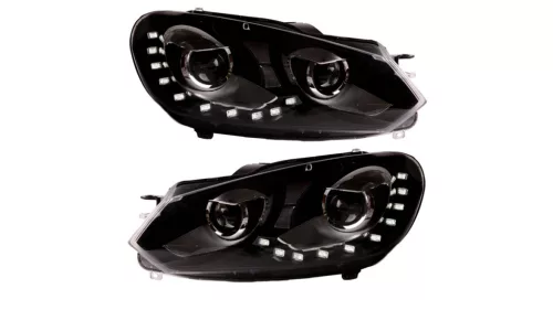 Lights Volkswagen Golf VI Front Chrome