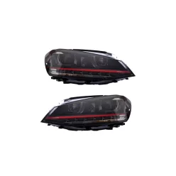 Lights Volkswagen Golf 7 Front Red