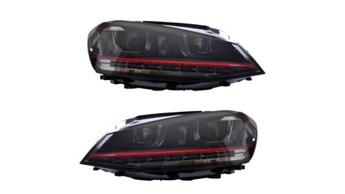 Lights Volkswagen Golf 7 Front Red