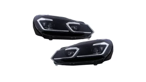 Lights Volkswagen Golf VI Front Chrome