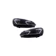 Lights Volkswagen Golf VI Front Chrome