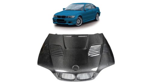 Hood BMW 3 E46 Facelift With Air Vent Carbon