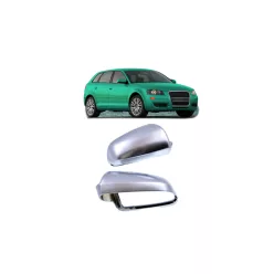 Mirror Cover Set Audi A3 A4 A4 A6 Matt Silver
