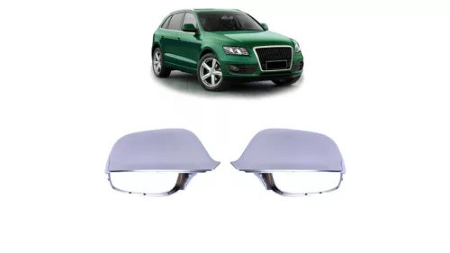 Mirror Cover Set Audi Q5 Q7 Matt Silver Lane Assist