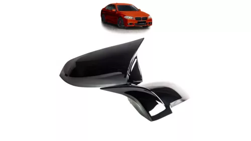 Mirror Cover Set BMW 5 F10 F07 F11 F13 F12 F06 7 F01 F02 F03 F07 Facelift Gloss Black