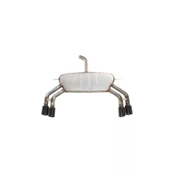   Exhaust Muffler Silencer suitable for AUDI A3 (8V) Sportback 2013-2019 with Black Tips only for S-Line