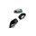 Exhaust Tail Pipes Black suitable for BMW 3 (G20) Sedan (G21) Touring 2018-now