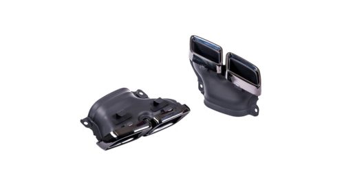 Exhaust Tail Pipes Chrome suitable for MERCEDES C-Class (W205) Sedan (S205) T-Model (A205) Convertible (C205) Coupe GLE Coupe (C292) S-Class (W222) Pre-Facelift 2015-2018