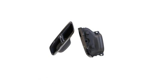Exhaust Tail Pipes Black suitable for MERCEDES C-Class (W205) Sedan (S205) T-Model (A205) Convertible (C205) Coupe GLE Coupe (C292) S-Class (W222) GLE (W166) Pre-Facelift 2015-2018