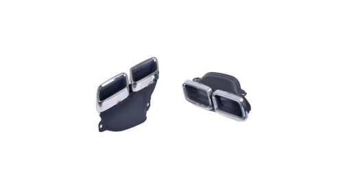 Exhaust Tail Pipes Chrome suitable for MERCEDES E-Class (W213) Sedan (S213) T-Model GLC (X253) GLC Coupe (C253) Pre-Facelift 2016-2020