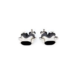   Exhaust Tail Pipes Chrome suitable for MERCEDES E-Class (W213) Sedan Facelift 2020-2023