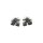 Exhaust Tail Pipes Black Round suitable for MERCEDES E-Class (W213) Sedan (S213) T-Model GLC (X253) GLC Coupe (C253) E-Class (A238) Convertible E-Class (C238) Coupe Facelift 2020-2023