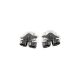 Exhaust Tail Pipes Black Round suitable for MERCEDES E-Class (W213) Sedan (S213) T-Model GLC (X253) GLC Coupe (C253) E-Class (A238) Convertible E-Class (C238) Coupe Facelift 2020-2023