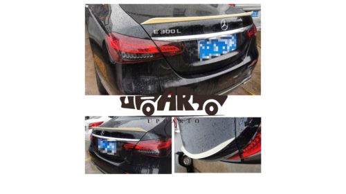 Spoiler Mercedes-Benz E W213 S213 Lip Gloss Black