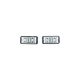 License Plate Lamp BMW 3 E46 Facelift LED Chrome