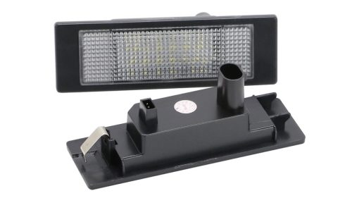 License Plate Lamp BMW 1 E81 E87 F20 6 E63 E64 LED Chrome
