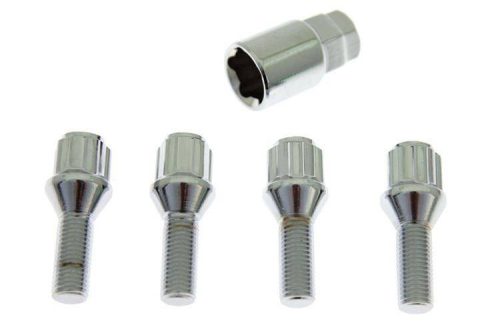 Lock nut kit M12x1,5mm 40mm Cone