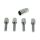 Lock nut kit M12x1,25mm 40mm Cone