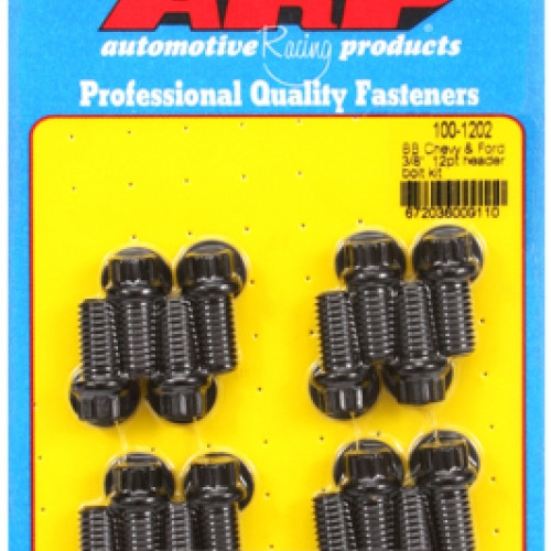 BB Chevy & Ford 3/8" 12pt header bolt kit