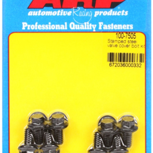 Stamped steel valve cover bolt kit