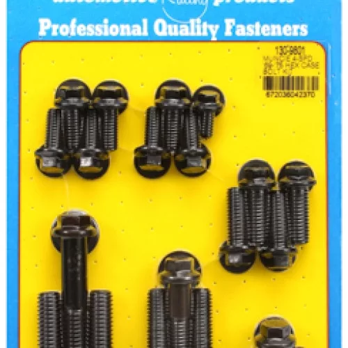 Muncie 4-SPD '69-75 case bolt kit - black oxide hex