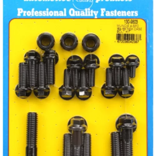 Muncie 4-SPD '63-68 case bolt kit black oxide hex
