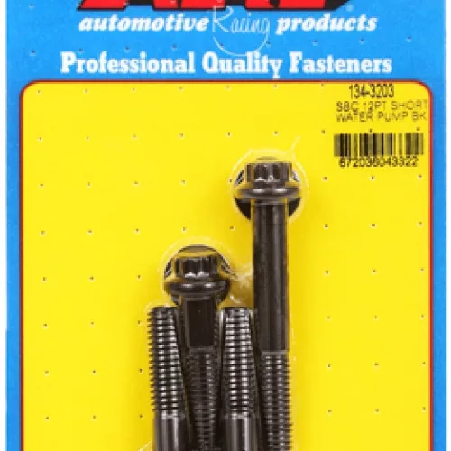 SB Chevy 12pt short waterpump bolt kit