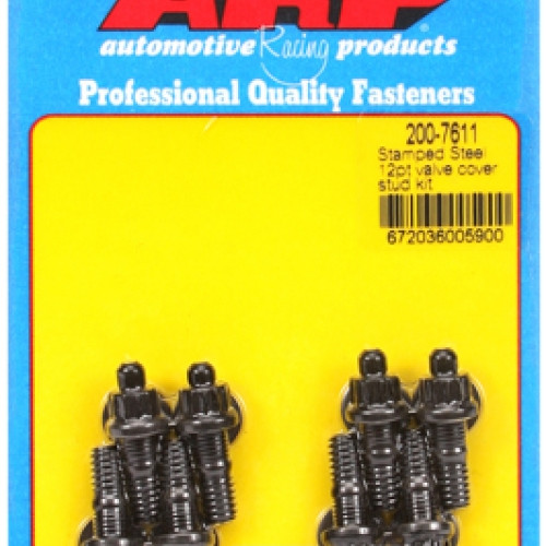 Stamped steel 12pt valve cover stud kit