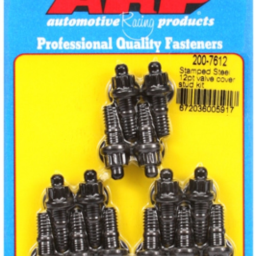 Stamped steel 12pt valve cover stud kit