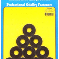   ".471"ID 1.30"OD .120"TH no chamfer black washer" (10pcs)