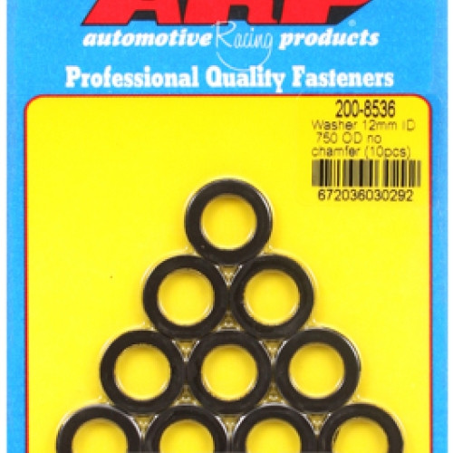 "M12 ID .750"OD .120"TH no chamfer washers  (10pcs)