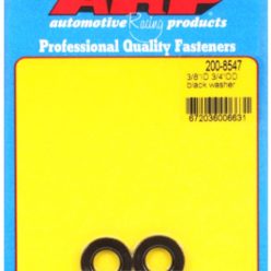   "3/8"ID 3/4"OD .120"TH black washers" (2pcs)