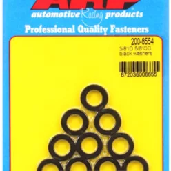   "3/8""ID 5/8""OD black washers" (10pcs)