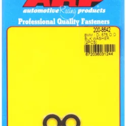 M8 ID .575 OD .062"TH black washers (2pcs)