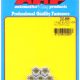"1/4""-20 cad coarse nyloc hex nut kit" (5pcs)