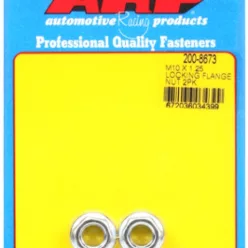 M10 X 1.25 locking flange nut kit (2pcs)