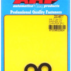   "3/8"ID 3/4"OD .120"TH black washers" (2pcs)