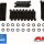SB Chevy V6 18 hi-port 3/8" holes head bolt kit