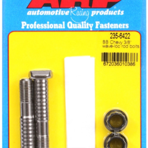 "BB Chevy 3/8"" wave-loc rod bolts"