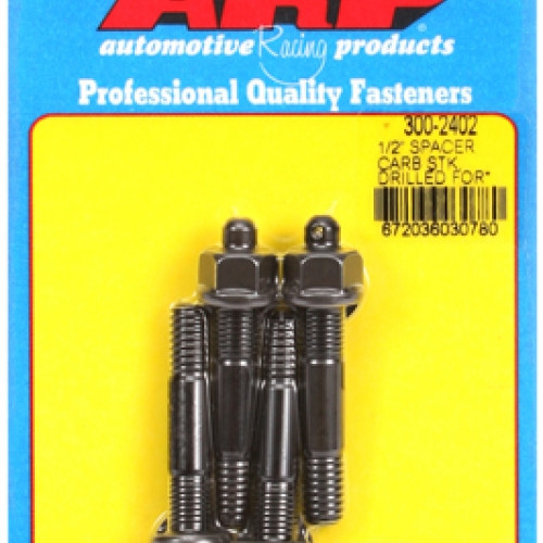 "1/2"" drilled carburetor spacer stud kit"