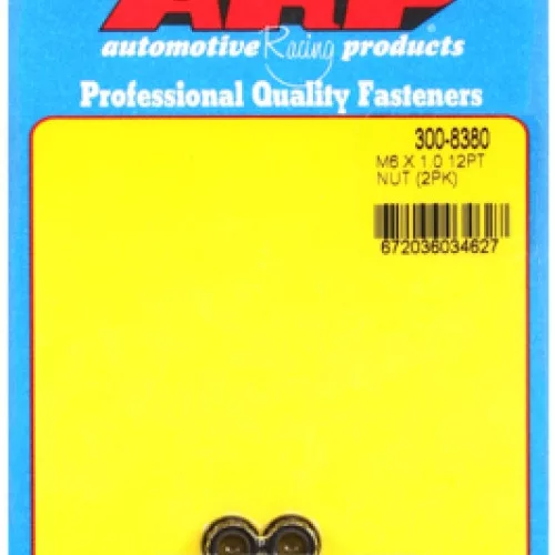 M6 X 1.00 12pt nut kit (2pcs)