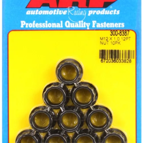 M12 X 1.00 12pt nut kit (10pcs)
