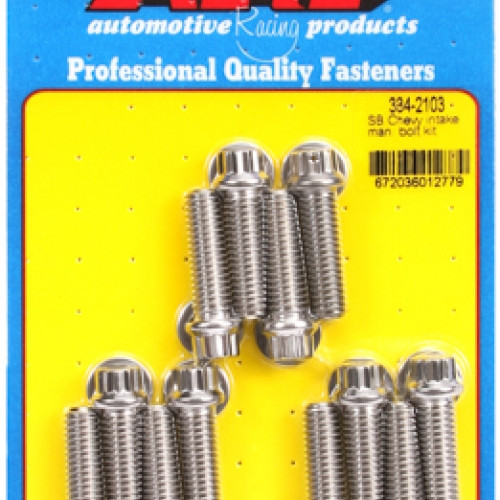 SB Chevy intake manifold bolt kit