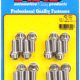 "3/8"" x .750 SS 12pt header bolt kit"