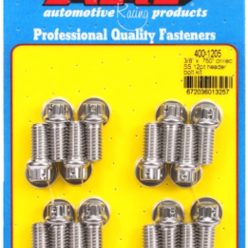   "3/8"" x .750 drilled SS 12pt header bolt kit"