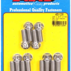   "3/8"" x .875 drilled SS 12pt header bolt kit"